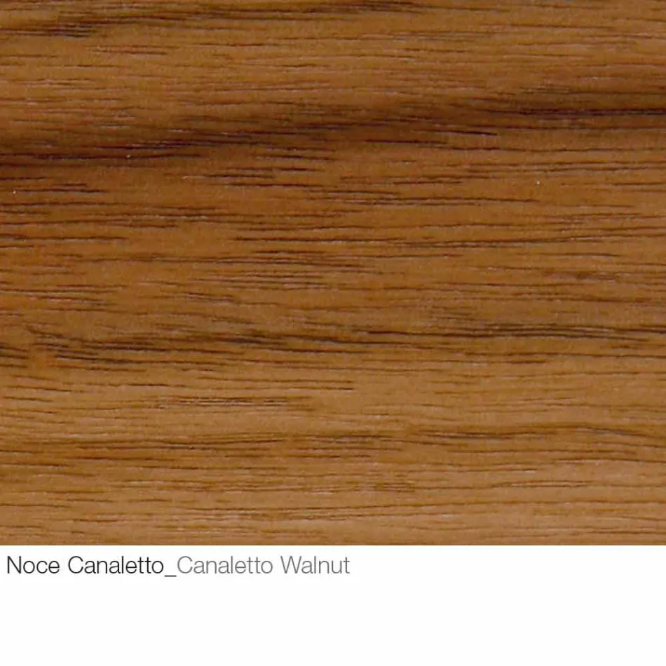 Oglindă de perete cu inserție din lemn sau ceramică Made in Italy - Montecarlo Viadurini