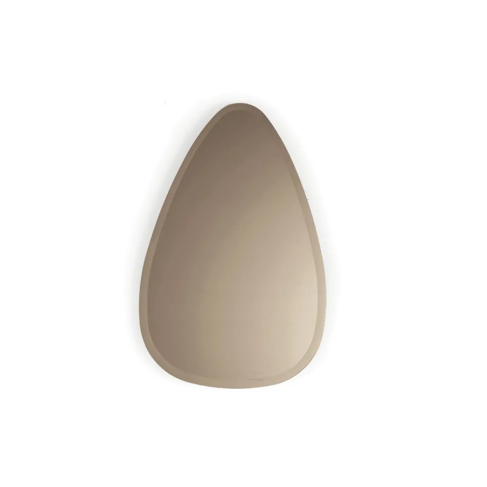 Oglindă de perete Beata cu șlefuire perimetrală, fabricată în Italia Viadurini