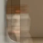 Oglinda de Perete cu Structura din Lemn Vopsit Negru Made in Italy - Arya Viadurini