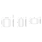 Oglinda de Perete cu Structura din Lemn Vopsit Negru Made in Italy - Arya Viadurini