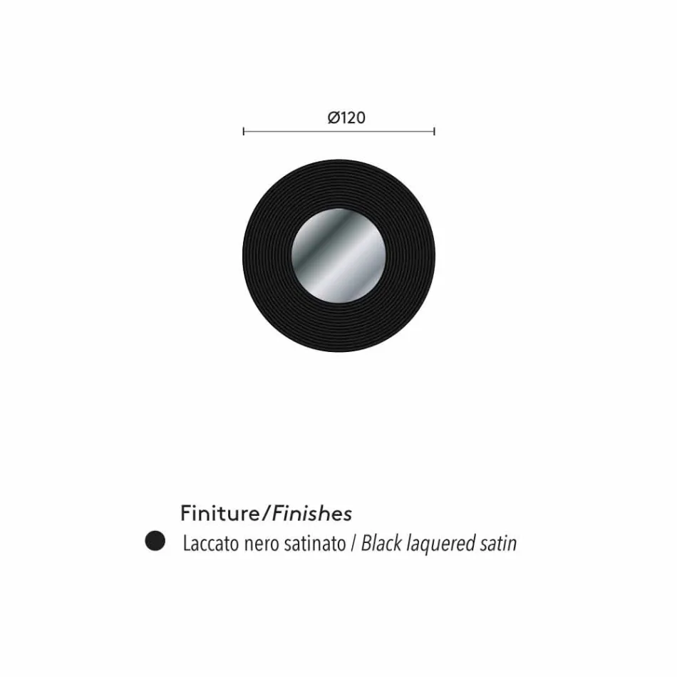 oglinda de perete de la un design modern Malva, diferite culori disponibile Viadurini