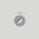 oglinda de perete de la un design modern Malva, diferite culori disponibile Viadurini