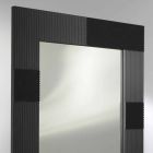 Oglindă design modern de perete cu rama decorat Thalia Viadurini