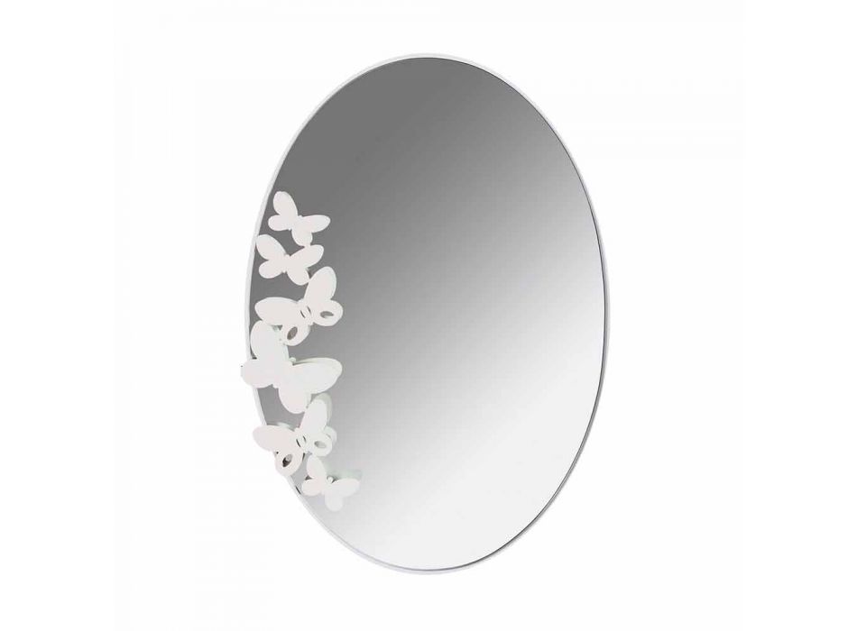 Oglindă modernă cu pereți de fier design modern din Italia - Unt Viadurini