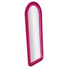 Oglindă de perete MDF acoperită cu catifea cu vârf arcuit - Jessica Viadurini