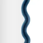 Oglindă de perete din MDF acoperită în catifea cu linii ondulate - Sheldon Viadurini