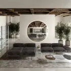 Oglinda de perete din sticla curbata convexa in diferite finisaje - usoara Viadurini