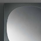 Oglinda de perete modernă de culoare afumată, realizată în Italia - Bandolero Viadurini