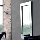 Oglindă de perete dreptunghiulară cu cadru înclinat fabricat în Italia - Salamina Viadurini