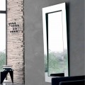 Oglindă de perete dreptunghiulară cu cadru înclinat fabricat în Italia - Salamina