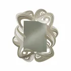 Oglindă dreptunghiulară modernă din fier realizată în Italia - Penny Viadurini