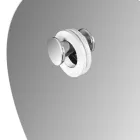 Oglindă de perete rotundă, teșită, design simplu, fabricată în Italia - Odile Viadurini