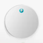 Oglindă de perete rotundă, teșită, design simplu, fabricată în Italia - Odile Viadurini