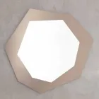 Oglindă de perete în formă de cadru din sticlă Made in Italy - Clor Viadurini