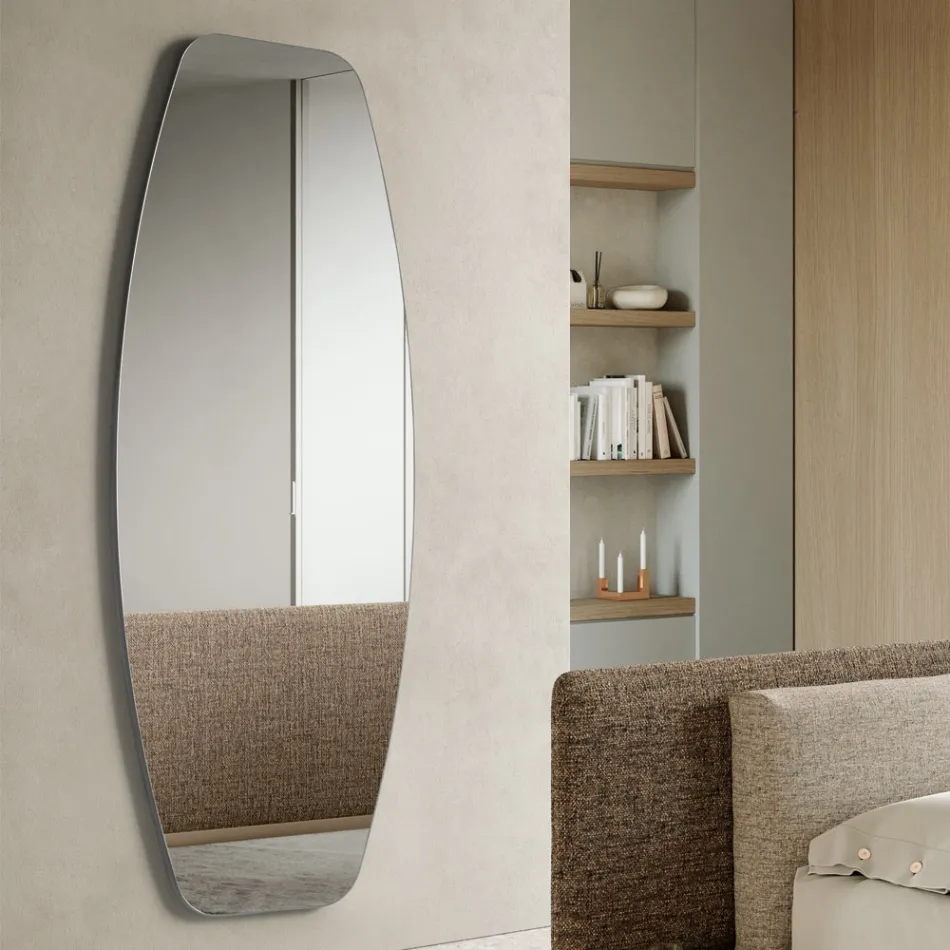 Oglindă alungită în trei variante de culoare fabricată în Italia - Silea Viadurini