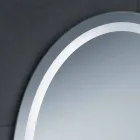 Oglinda design modern, cu baie de iluminat cu LED-uri Pure Viadurini