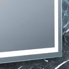 Oglindă baie de design modern, cu iluminare cu LED-uri Paco Viadurini