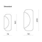 Oglindă realizată din 2 foi suprapuse, fabricată în Italia - Adelaide Viadurini