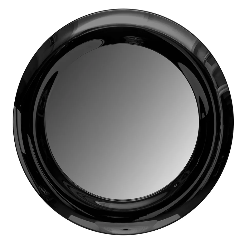 Oglindă din sticlă curbată cu lumini LED retroiluminate - Excelsior Viadurini