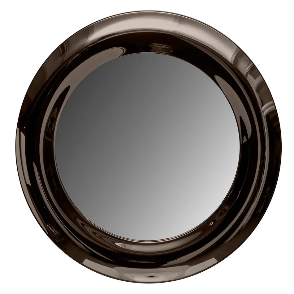 Oglindă din sticlă curbată cu lumini LED retroiluminate - Excelsior Viadurini