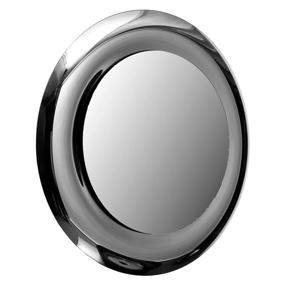 Oglindă din sticlă curbată cu lumini LED retroiluminate - Excelsior Viadurini