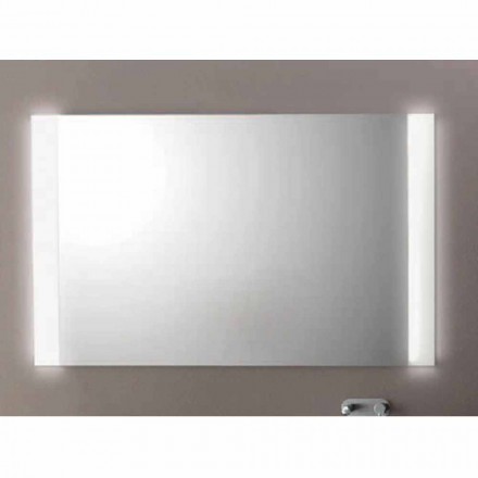 Oglindă Baie modernă cu lumini LED, L1200xh.900 mm, Agata Viadurini