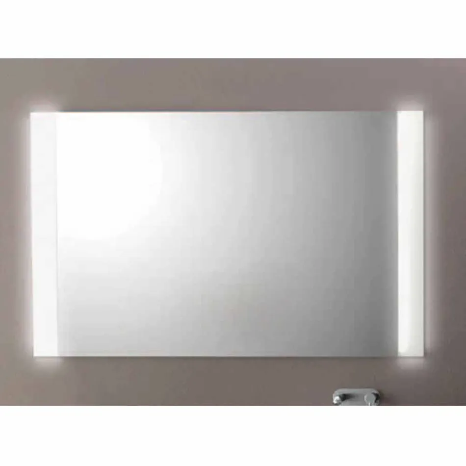 Oglindă Baie modernă cu lumini LED, L1200xh.900 mm, Agata Viadurini