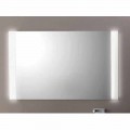 Oglindă modernă de baie cu lumini LED, L1200x H 900 mm, Agata