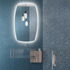 Oglinda perimetrala cu iluminare din spate LED Made in Italy - Sleep Viadurini