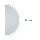Oglindă cu iluminare din spate și bandă LED continuă - Excelsior Viadurini