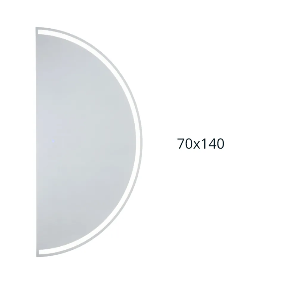 Oglindă cu iluminare din spate și bandă LED continuă - Excelsior Viadurini