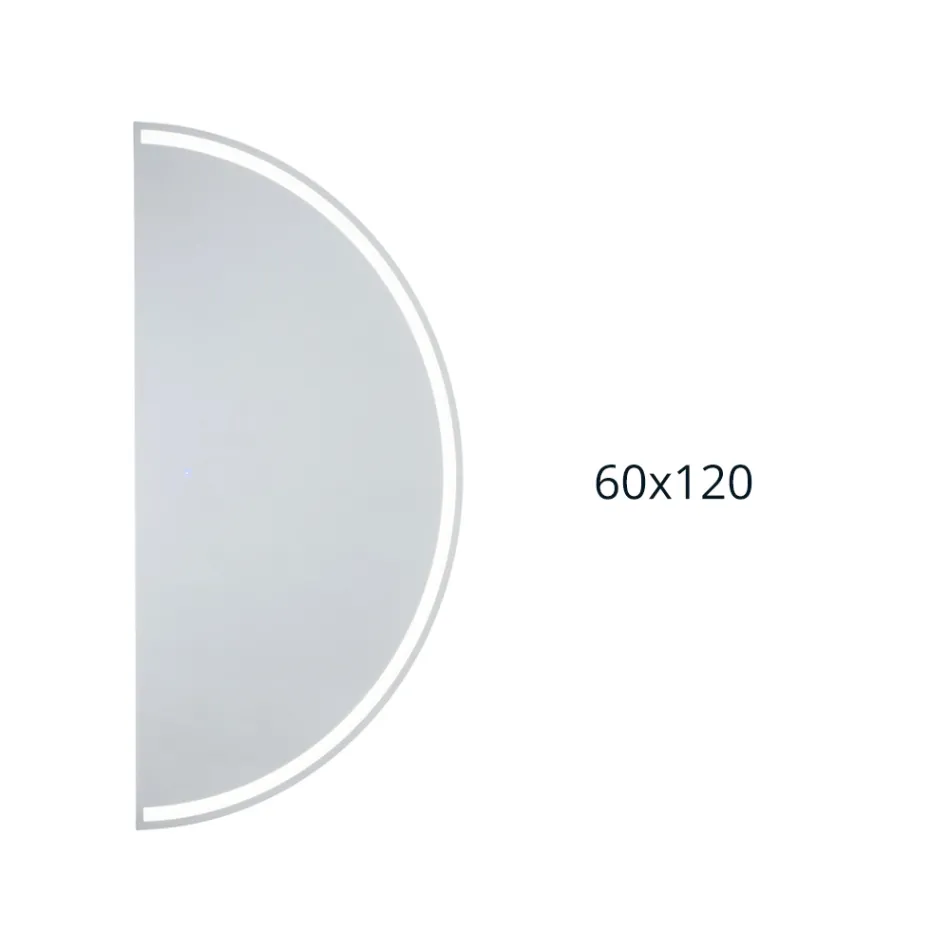 Oglindă cu iluminare din spate și bandă LED continuă - Excelsior Viadurini