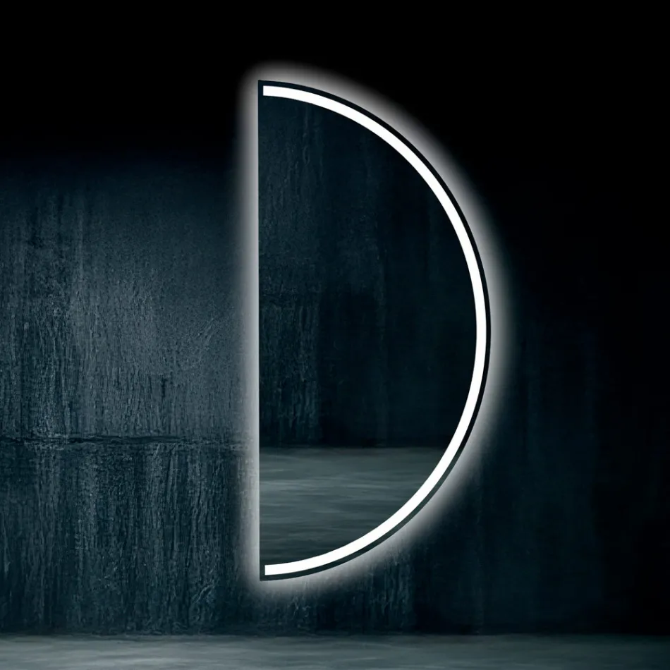 Oglindă cu iluminare din spate și bandă LED continuă - Excelsior Viadurini