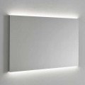 Oglindă de perete iluminată cu LED, cadru din oțel Made in Italy - Tundra