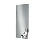 Oglindă dreptunghiulară cu colț din sticlă fuzionată, fabricată în Italia - Adelinda Viadurini