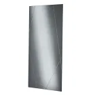 Oglindă dreptunghiulară cu gravuri laser fabricată în Italia - Alberta Viadurini