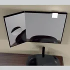 Oglinda dreptunghiulara din lemn si oglinda maritoare Made in Italy - Curie Viadurini