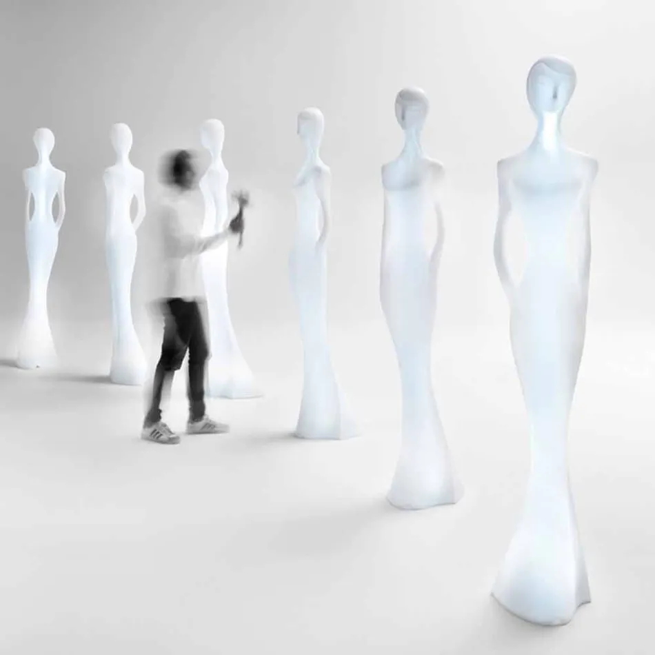 Design de podea cu statui luminoase cu lumină led pentru interior - Penelope de Myyour Viadurini