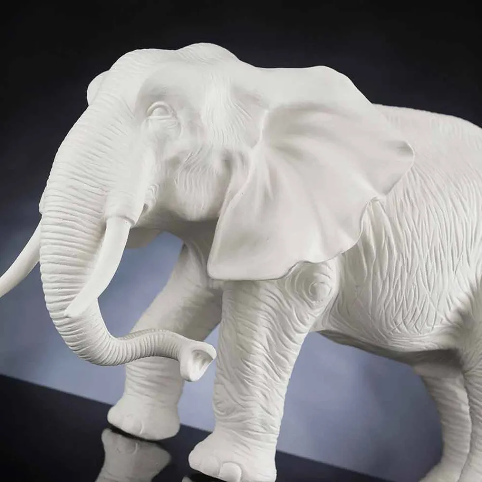 Figurina de elefant ceramică realizată manual Made in Italy - Infanterist Viadurini