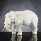 Figurina de elefant ceramică realizată manual Made in Italy - Infanterist Viadurini