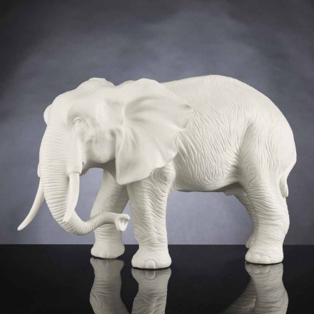 Figurina de elefant ceramică realizată manual Made in Italy - Infanterist Viadurini