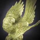 Figurina din ceramică în formă de papagal Fabricată manual în Italia - Pagallo Viadurini