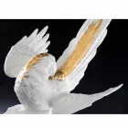 Figurina din ceramică în formă de papagal Fabricată manual în Italia - Pagallo Viadurini