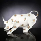 Figurină ceramică realizată manual în formă de taur Fabricată în Italia - Bulino Viadurini