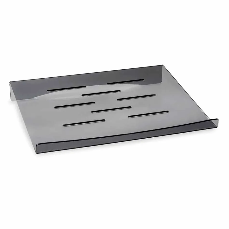 Suport pentru laptop în plexiglas transparent sau afumat Design 2 bucăți - Nerdino Viadurini