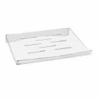 Suport pentru laptop în plexiglas transparent sau afumat Design 2 bucăți - Nerdino Viadurini