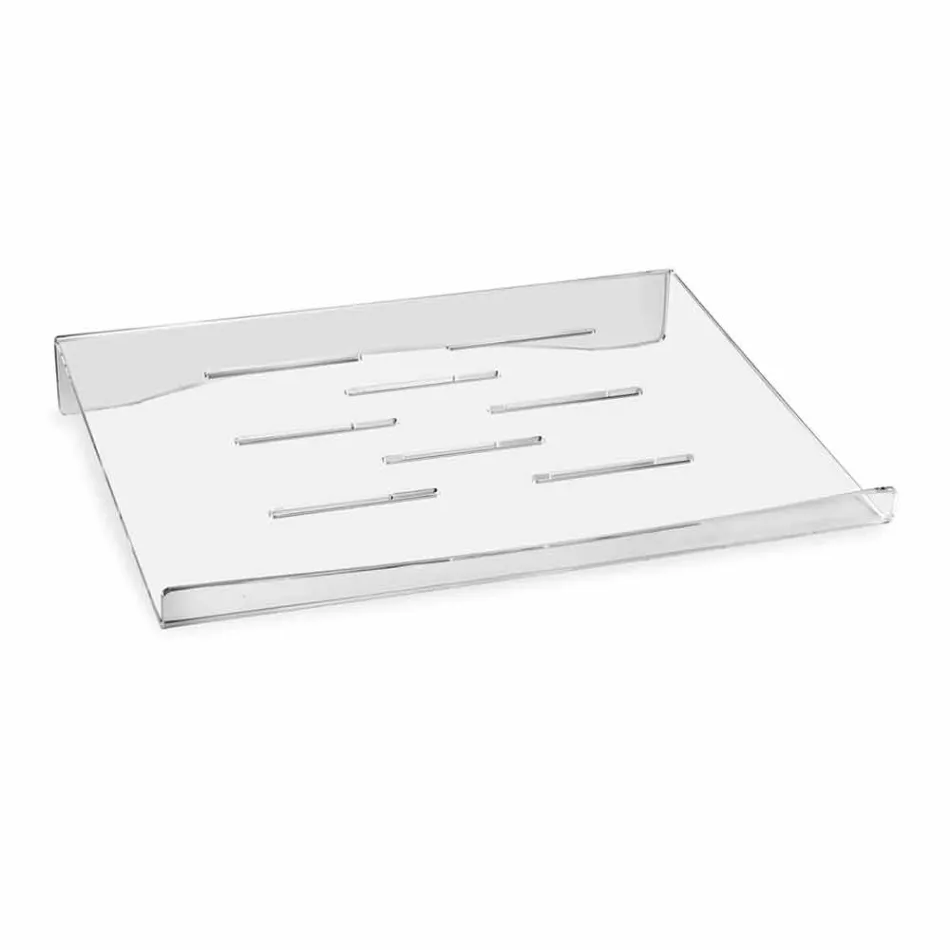 Suport pentru laptop în plexiglas transparent sau afumat Design 2 bucăți - Nerdino Viadurini