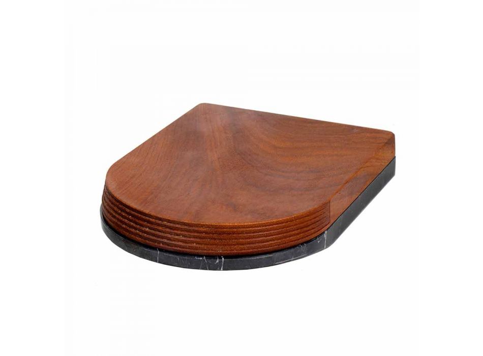 Accesorii pentru tăiere și bucătărie în marmură, lemn și oțel Design de lux - Icaro Viadurini