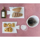 Tăieță modernă din marmură albă de Carrara Fabricată în Italia - Biblon Viadurini