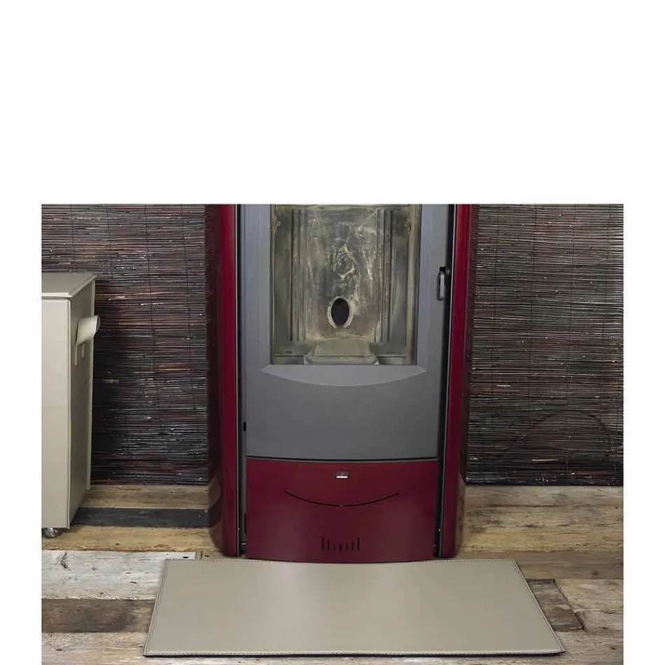 Covoraș din piele pentru șemineu / sobă Cleo Made in Italy Viadurini